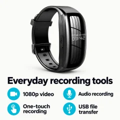 1080p Camera Watch – Video & Audio Recording with USB Transfer Thumbnail 4