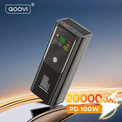20,000mAh 100W USB-C PD Power Bank – Digital Display