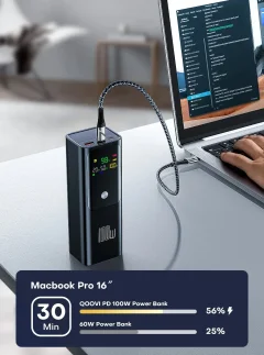20,000mAh 100W USB-C PD Power Bank – Digital Display Thumbnail 14