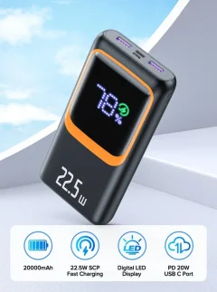 10,000mAh Power Bank – 3 Ports & 22.5W Charging Thumbnail 7