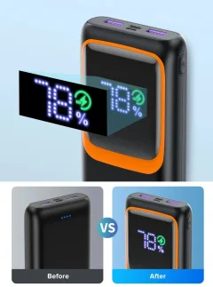 10,000mAh Power Bank – 3 Ports & 22.5W Charging Thumbnail 11