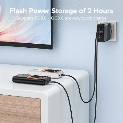 10,000mAh Power Bank – 3 Ports & 22.5W Charging