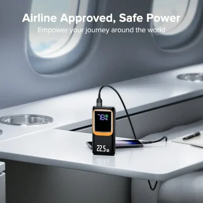 10,000mAh Power Bank – 3 Ports & 22.5W Charging