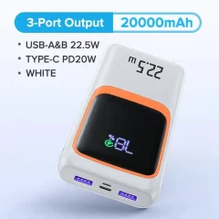 10,000mAh Power Bank – 3 Ports & 22.5W Charging Thumbnail 5