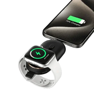 2-in-1 Magnetic Wireless Charger – iPhone & Apple Watch Charging Stand