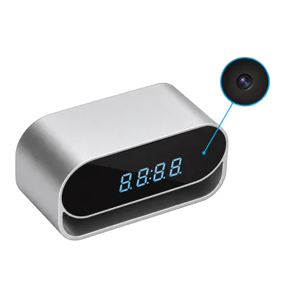 4K WiFi Clock Camera – Battery & Night Vision