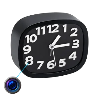 1080p WiFi Clock Camera – 2.4GHz & App Alerts