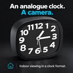 1080p WiFi Clock Camera – 2.4GHz & App Alerts Thumbnail 3