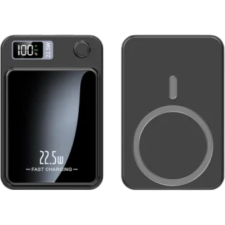Wireless Power Bank – 4-Level LED Display
