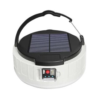 Solar/USB Camping Lantern – Remote & Hanging Hook