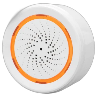 90dB Smart Siren – 18 Tones & Light Alert
