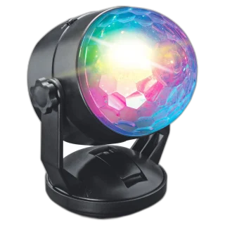 LED Disco Projector – 180° Adjustment & Suction Mount