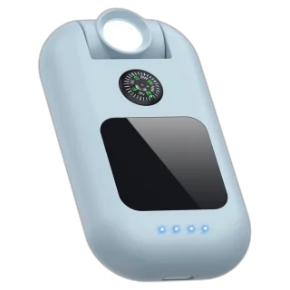 Rotating Flashlight Power Bank – 1500mAh & 2 Brightness Levels