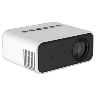 480 × 360 Mini Projector – 1080p Input Support