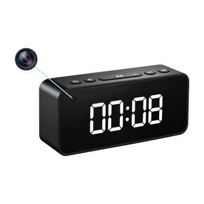 WiFi Digital Clock Camera – Bluetooth Speaker & Remote Viewing