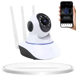 1080p Baby Monitor Camera – Night Vision, Pan/Tilt & 2-Way Audio