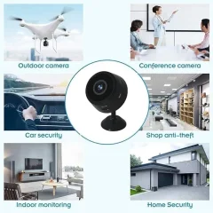 1080p Mini Security Camera – Night Vision & Motion Detection Thumbnail 7