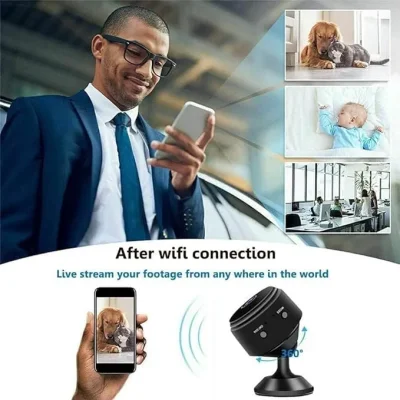 1080p Mini Security Camera – Night Vision & Motion Detection