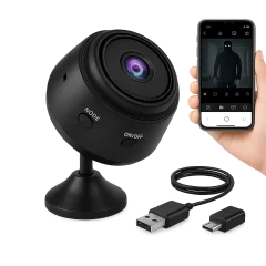 1080p Mini Security Camera – Night Vision & Motion Detection Thumbnail 1