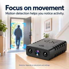 1080p Mini WiFi Security Camera – IR Night Vision & Remote Viewing Thumbnail 6