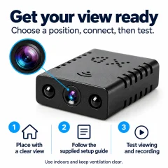 1080p Mini WiFi Security Camera – IR Night Vision & Remote Viewing Thumbnail 11