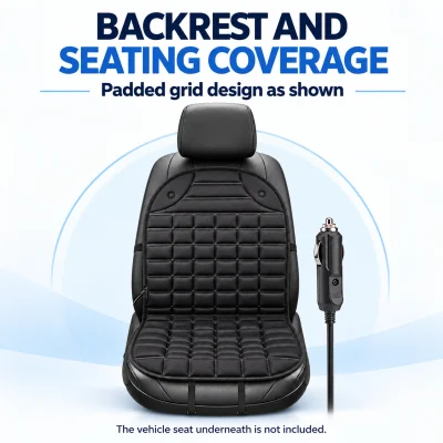 EAFC 12V Heated Seat Cushion – Winter Car Seat Warmer