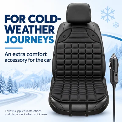 EAFC 12V Heated Seat Cushion – Winter Car Seat Warmer