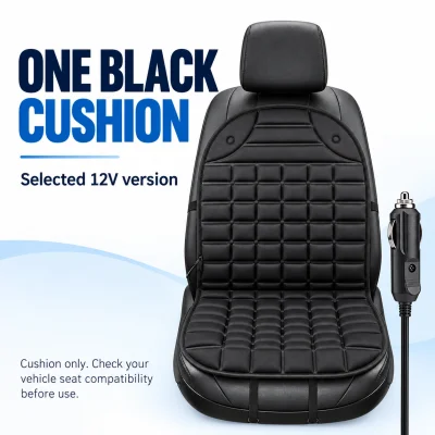 EAFC 12V Heated Seat Cushion – Winter Car Seat Warmer