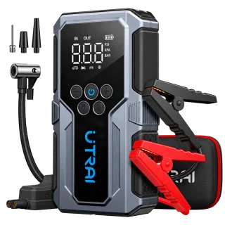 UTRAI JS-9 Jump Starter & Tyre Inflator – 1500A, 150 PSI