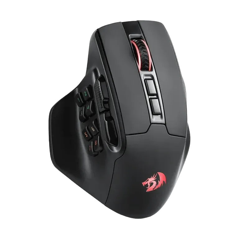 Wireless MMO Gaming Mouse with 15 Programmable Buttons – MSL