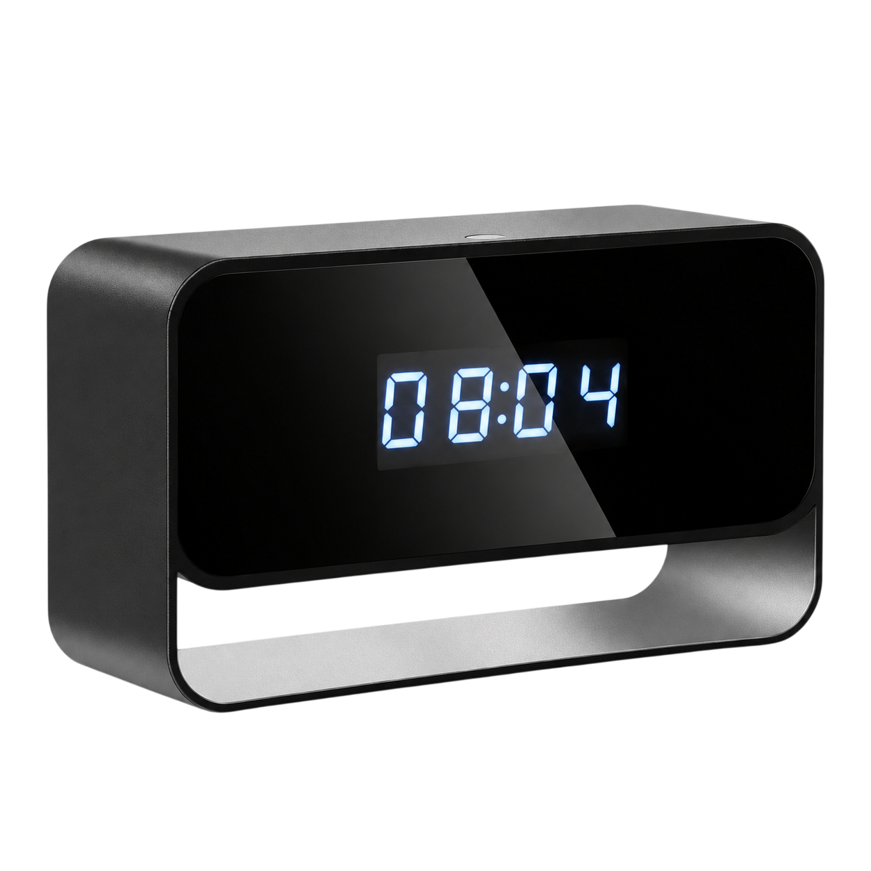 1080p WiFi Alarm Clock Camera – IR Night Vision & Motion Detection