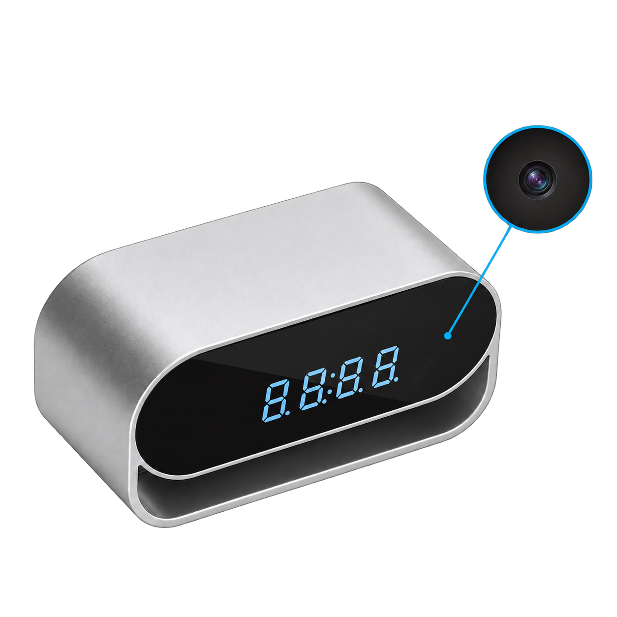 4K WiFi Clock Camera – Battery & Night Vision