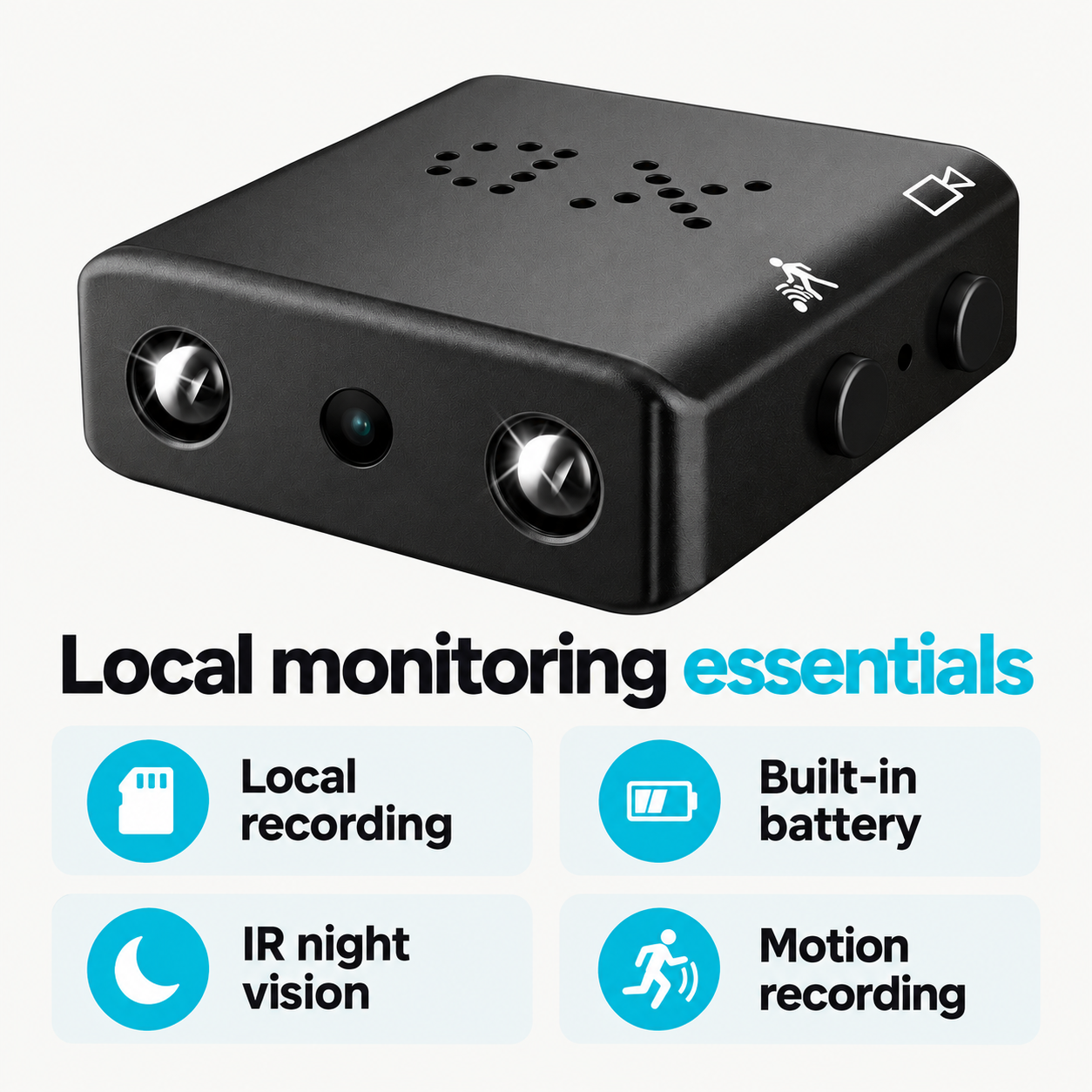 1080p Mini Camera – 30fps & Motion Recording