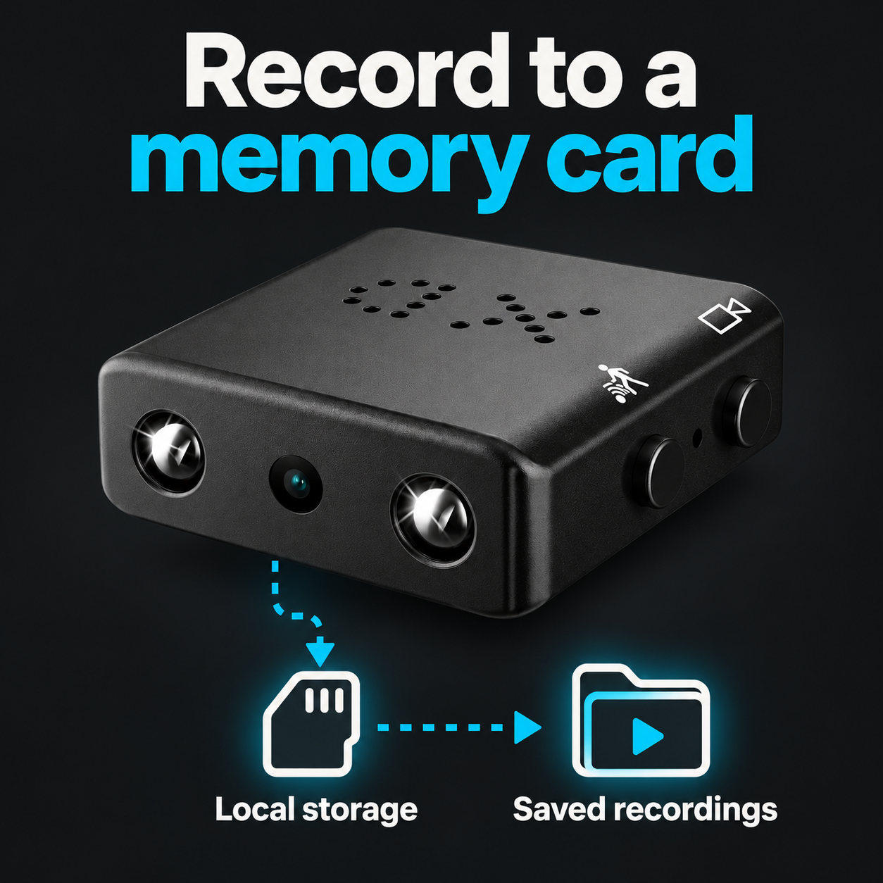 1080p Mini Camera – 30fps & Motion Recording
