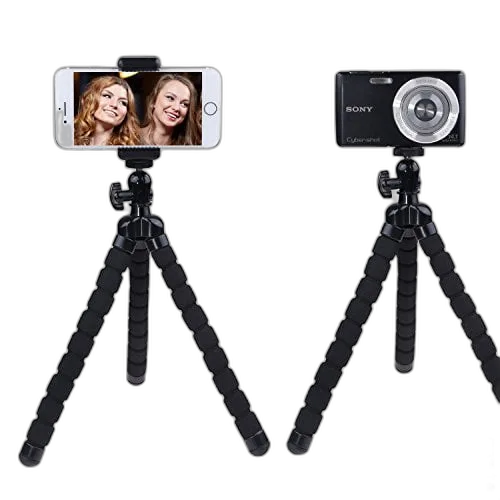 Flexible Cell Phone Tripod – Capture Any Angle with Bluetooth Remote Control – Black, 1 Pack – My Smart Life Main Slide 5