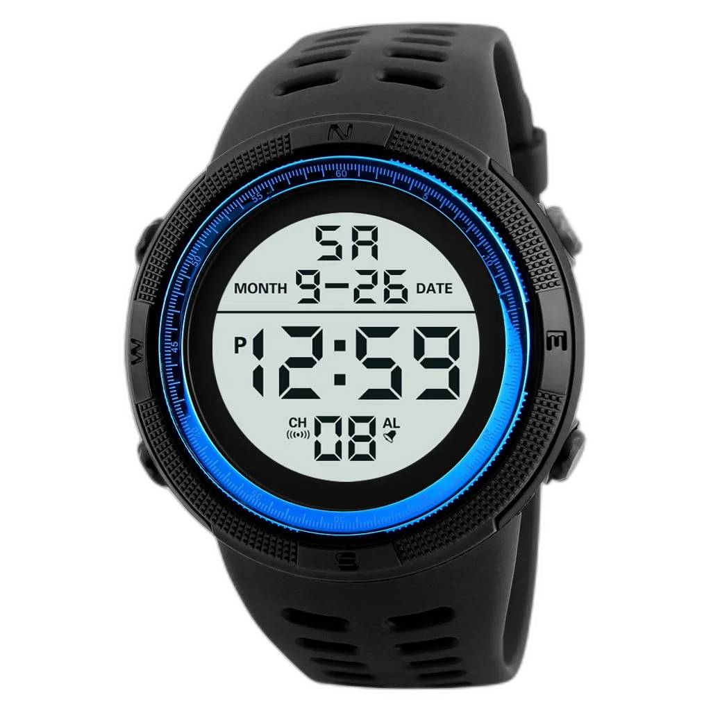 Mens Digital LED Watch – Sporty Dial, Luminous Display, Shock Resistant – My Smart Life Main Slide 2