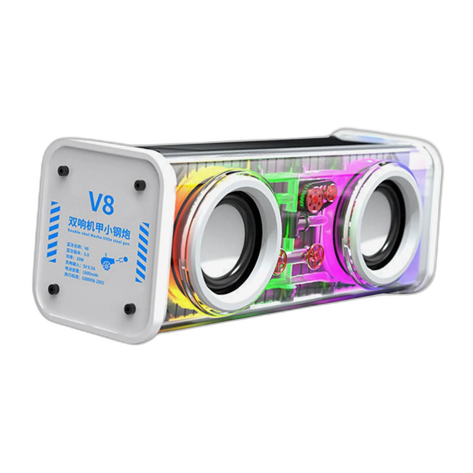 Portable Wireless Speaker – Enjoy Stereo Sound and Colorful RGB Light – My Smart Life