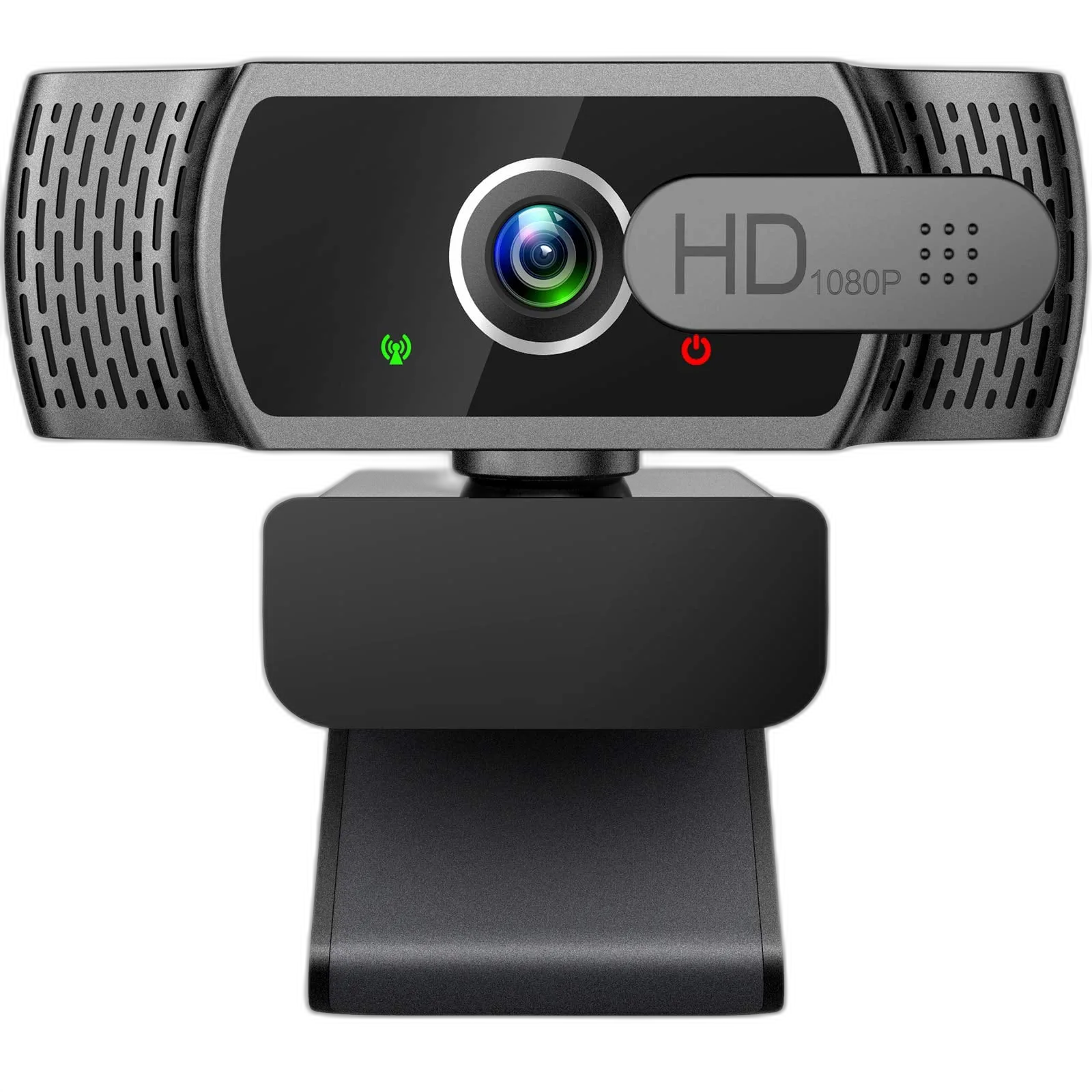 1080P FHD Webcam with Privacy Cover – Crystal Clear Images, Noise Reduction Mic – My Smart Life