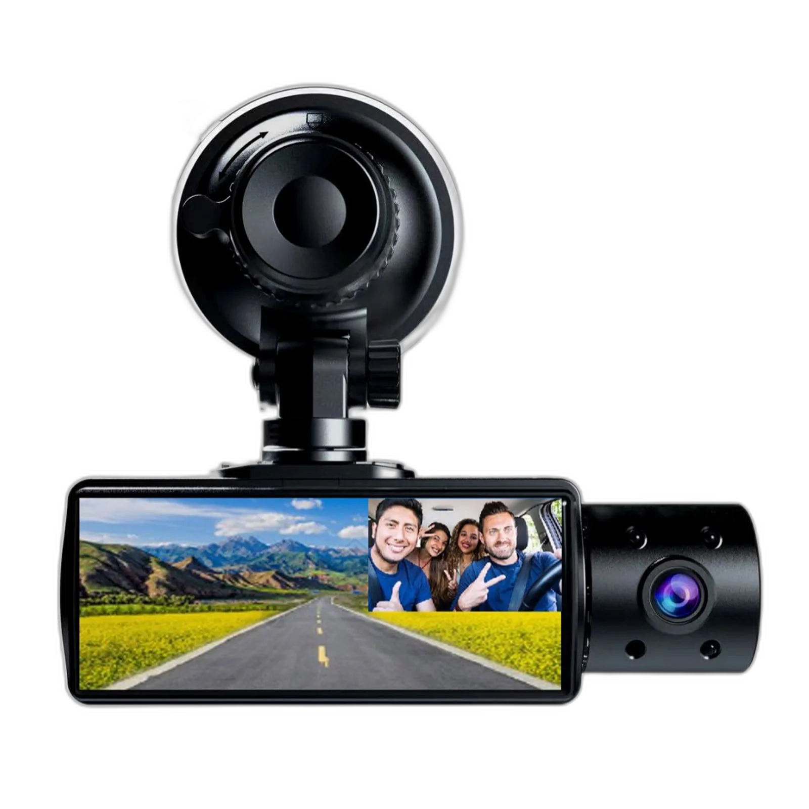 Dash Cam with WiFi 1080P HD Front & Interior Recorder – My Smart Life