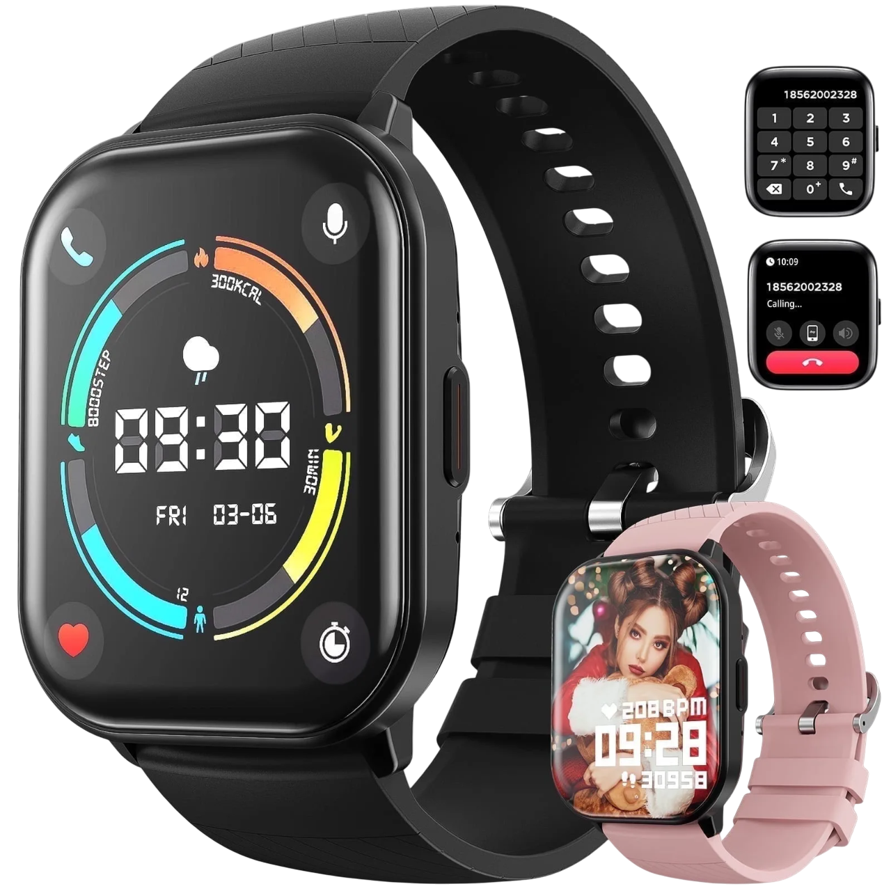 Smart Watch 100+ Sports Modes, 2.01'' IP67 Waterproof – My Smart Life