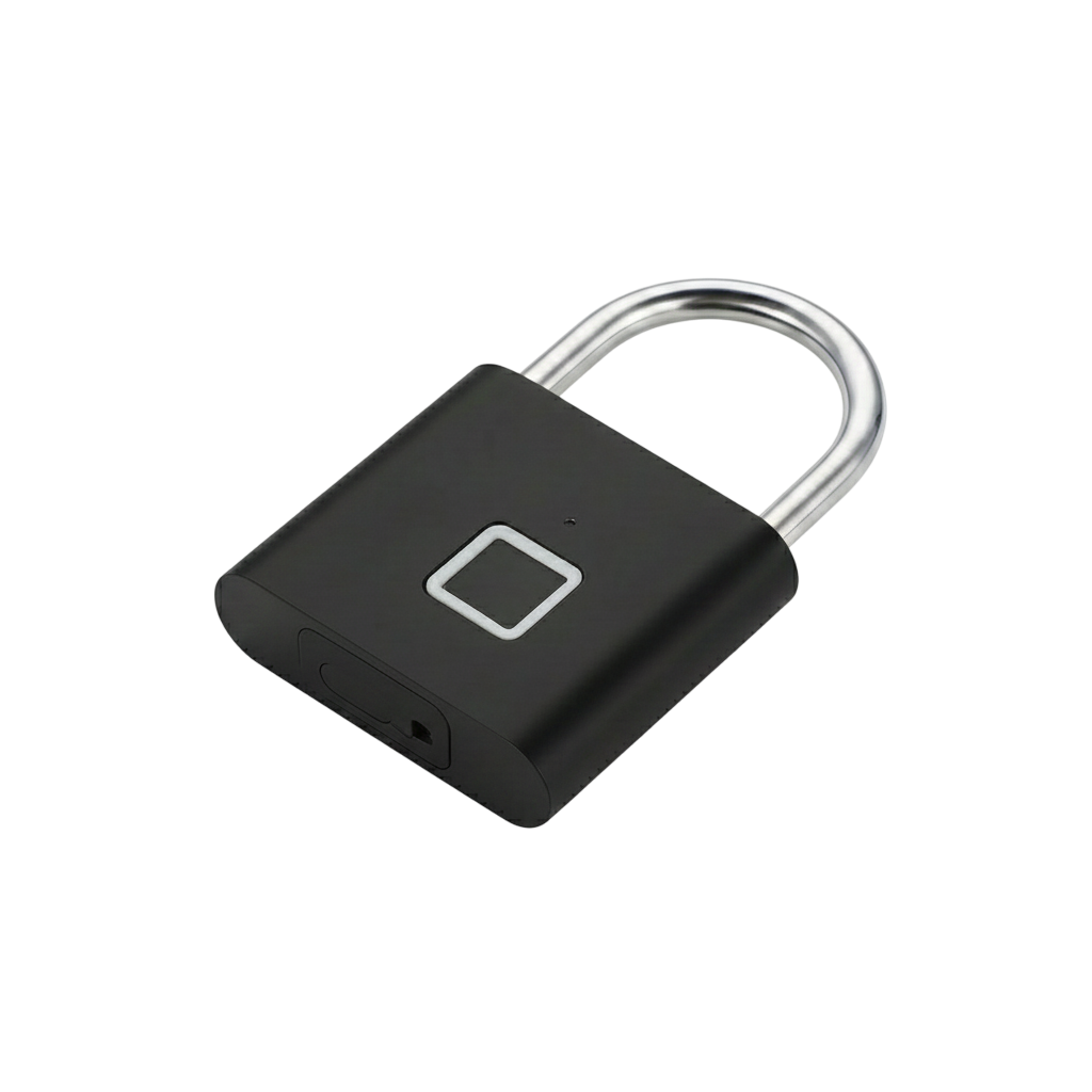 Waterproof Smart Fingerprint Padlock | Keyless Anti-Theft Door Cabinet Lock Main Slide 1