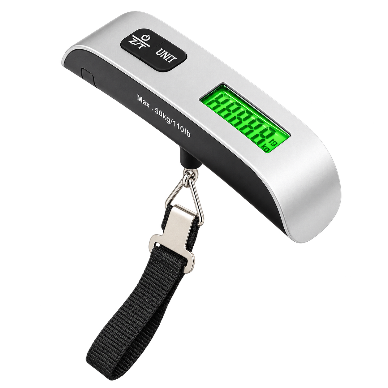 50kg Digital Luggage Scale — LCD Display & Travel Strap