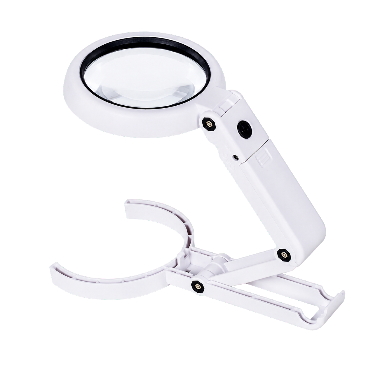 Folding LED Reading Magnifier — Hands-Free Desktop Stand