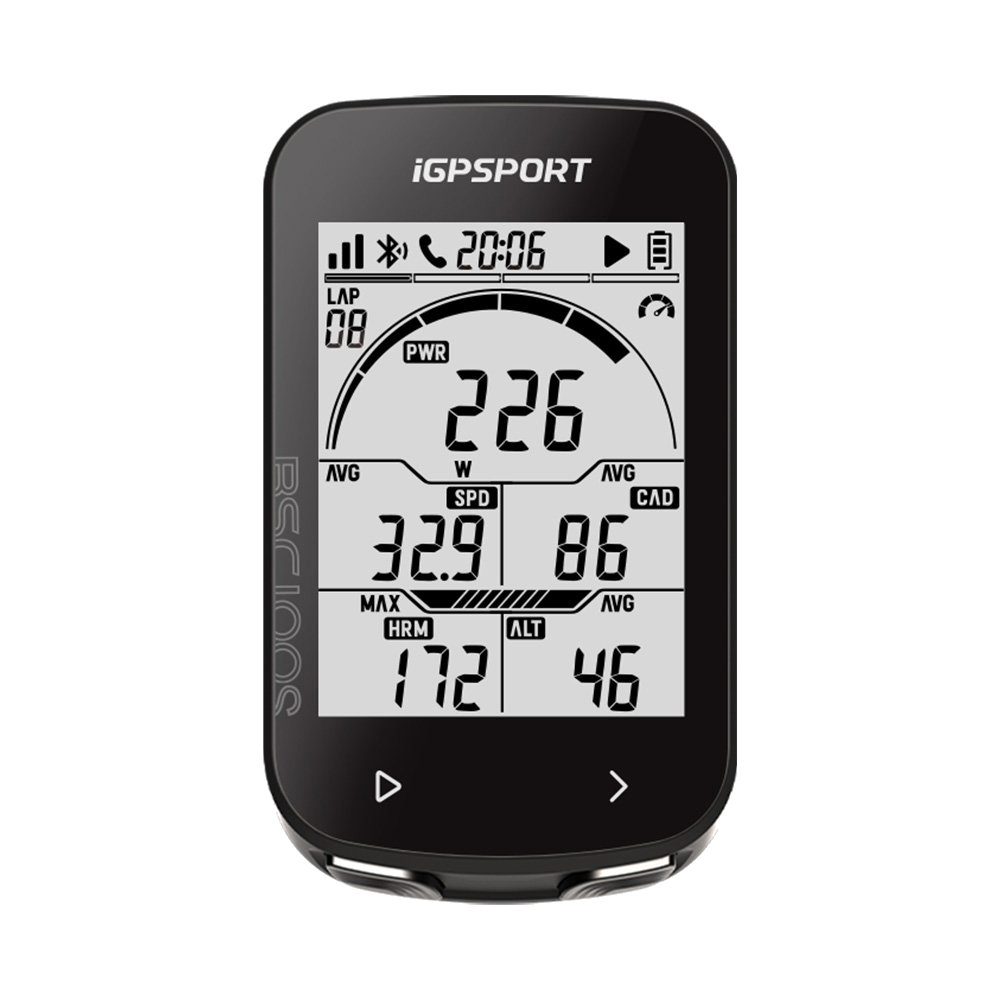 iGPSPORT BSC100S GPS Bike Computer — 2.6-Inch Display, USB-C, Base Kit