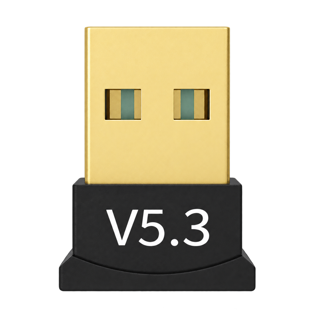 USB-A Bluetooth 5.3 Adapter for Windows — Compact PC Dongle