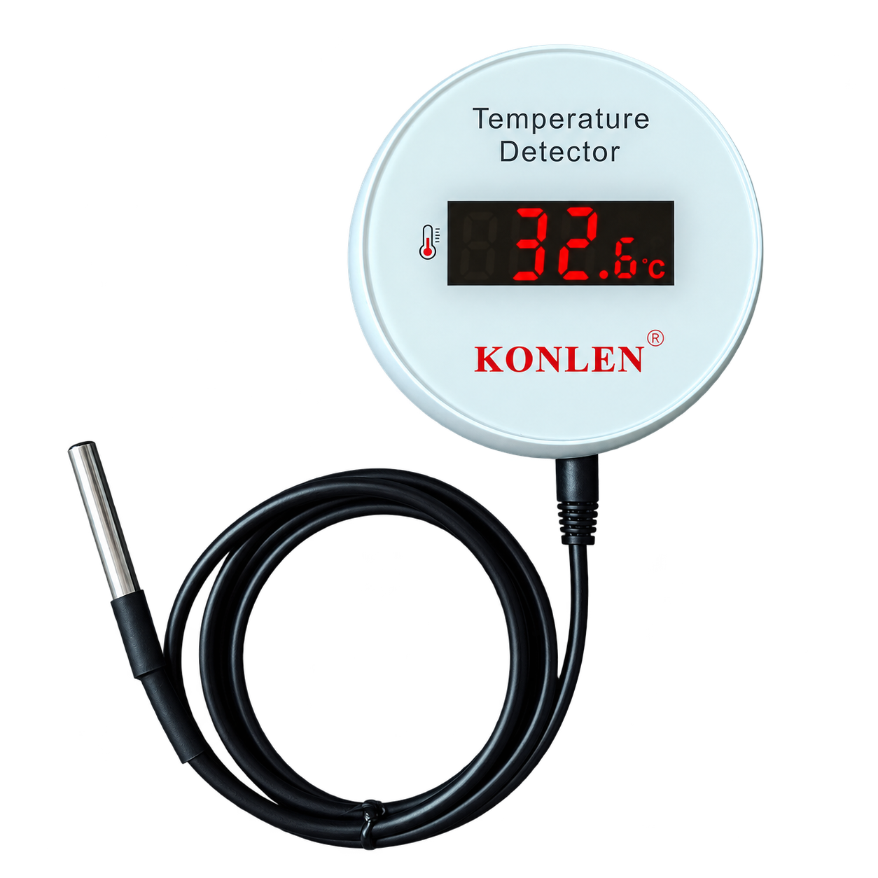 KONLEN WiFi Temperature Alarm – 3 m Probe & App Alerts