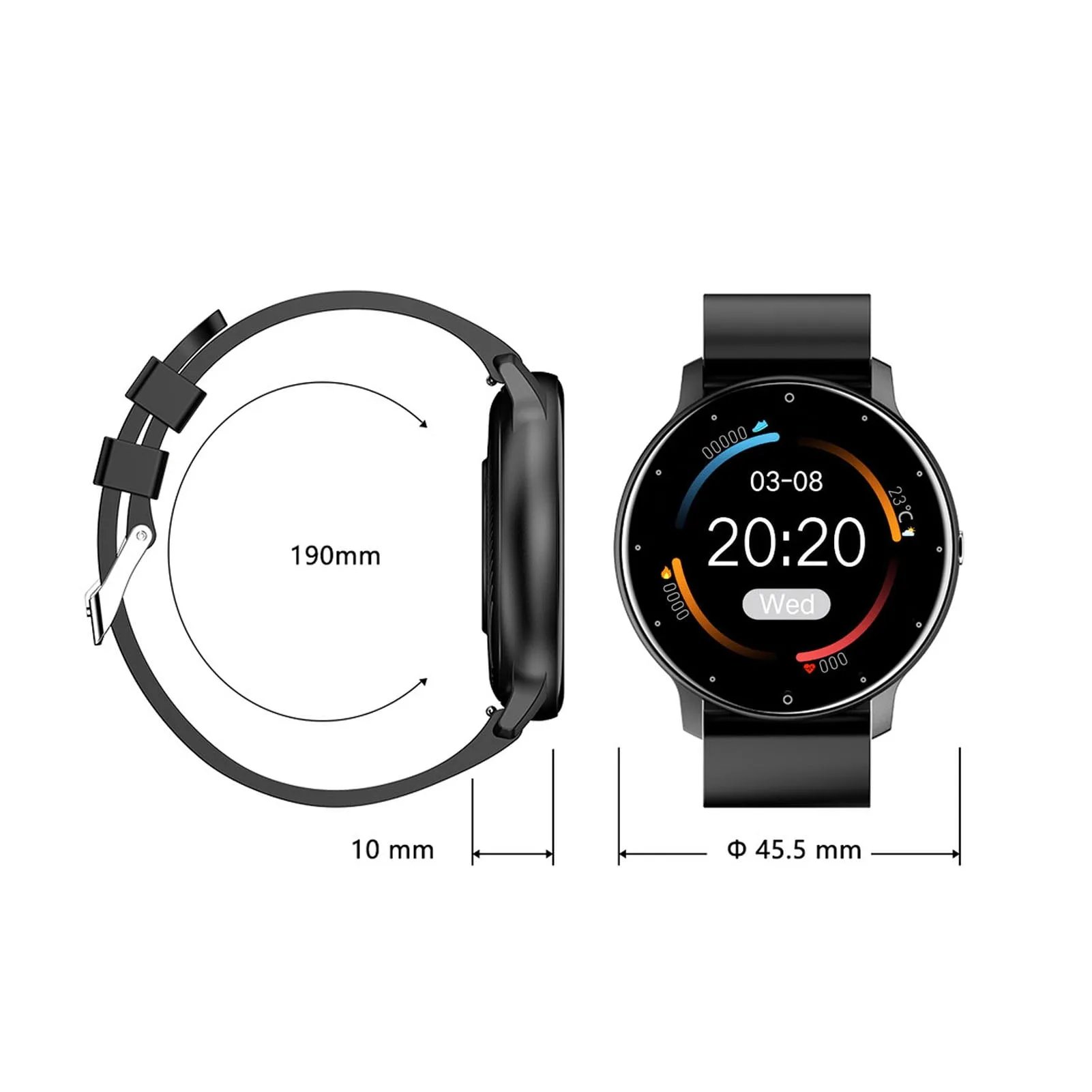 Smart Watch with Full Touch Screen and Health Monitoring – My Smart Life Main Slide 7