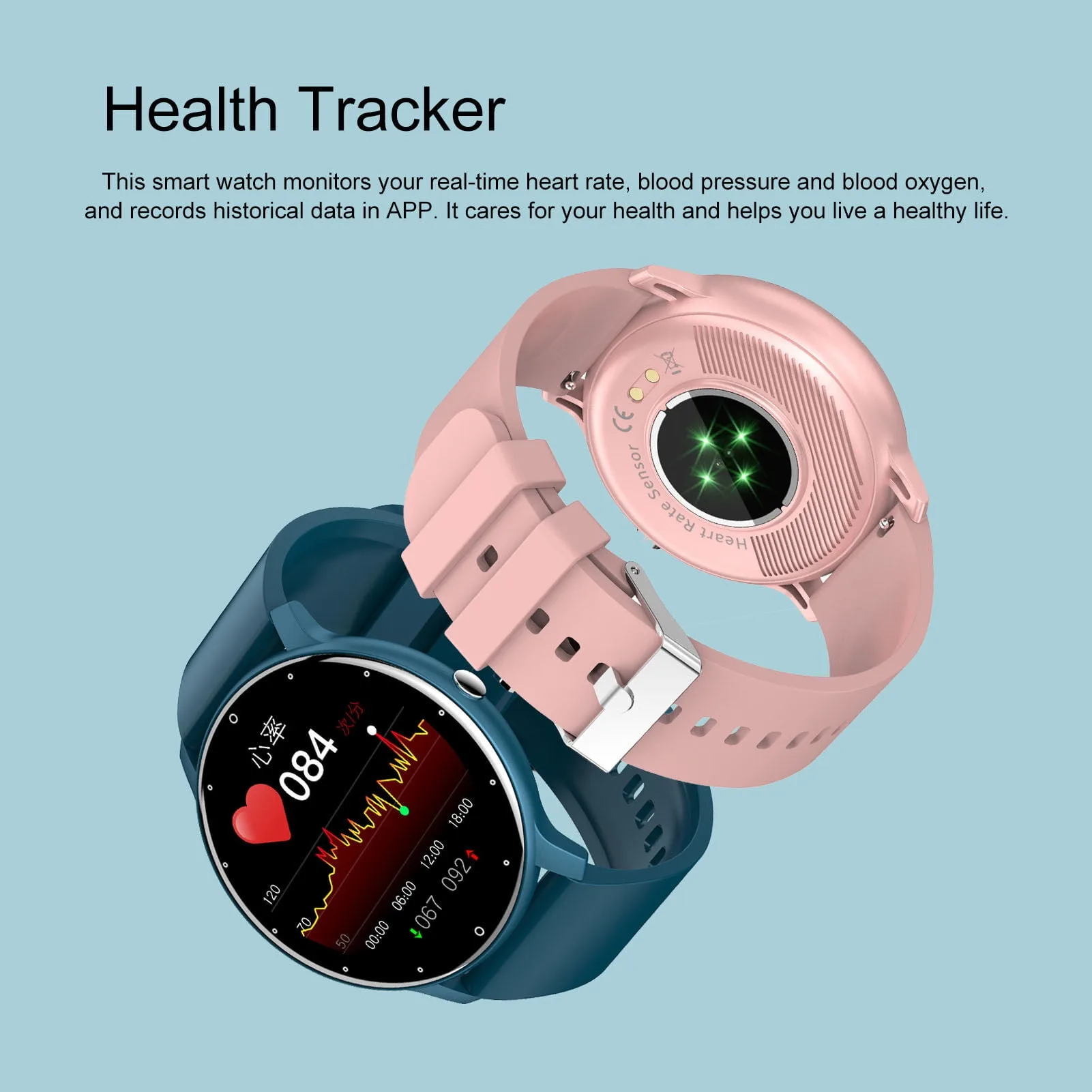Smart Watch with Full Touch Screen and Health Monitoring – My Smart Life Main Slide 8