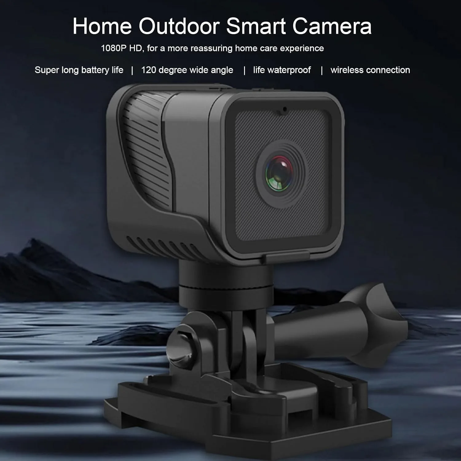 1080P Mini Sports Camera with WiFi & Anti-Shake