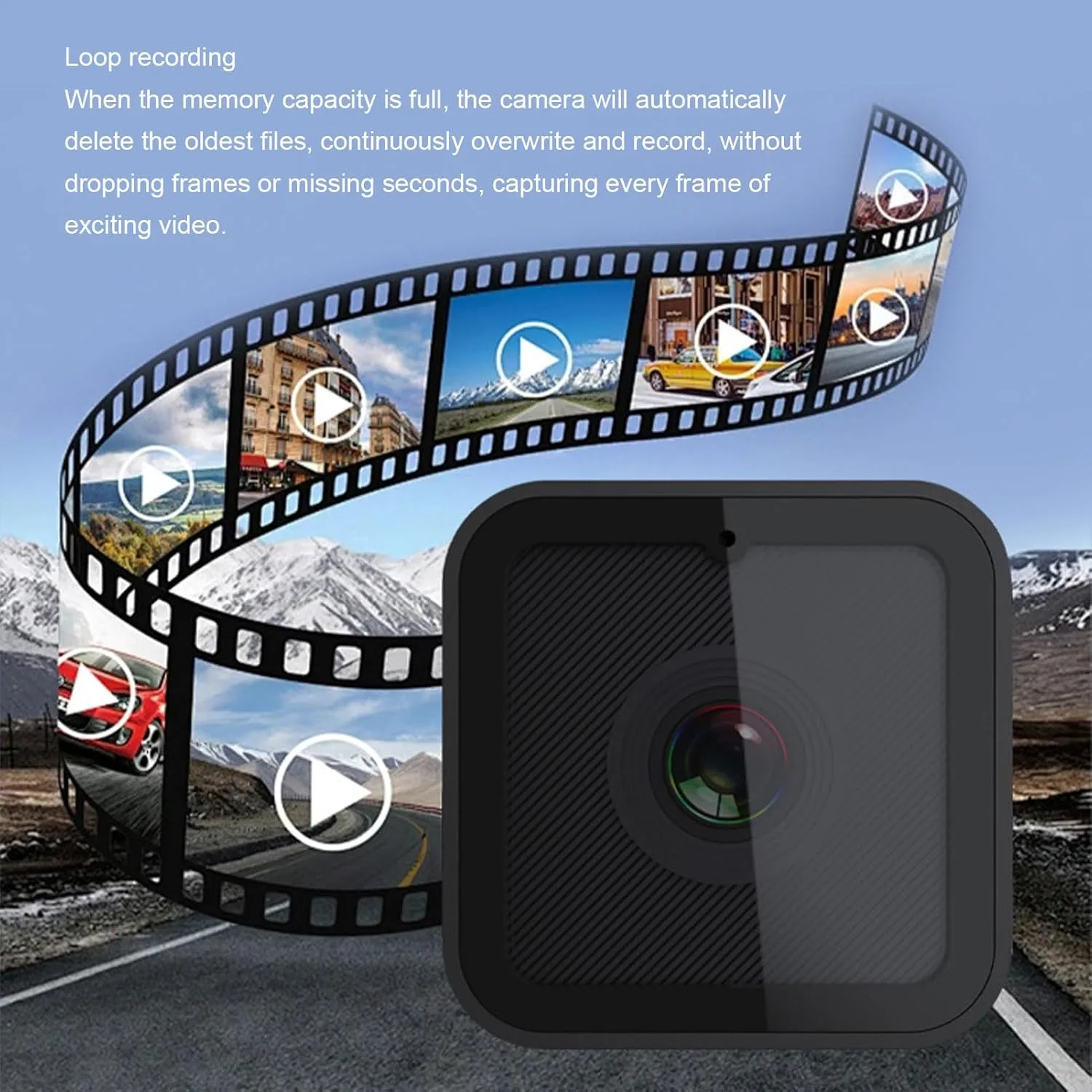 1080P Mini Sports Camera with WiFi & Anti-Shake